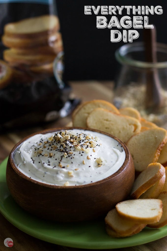 Everything Bagel Dip With Homemade Bagel Seasoning