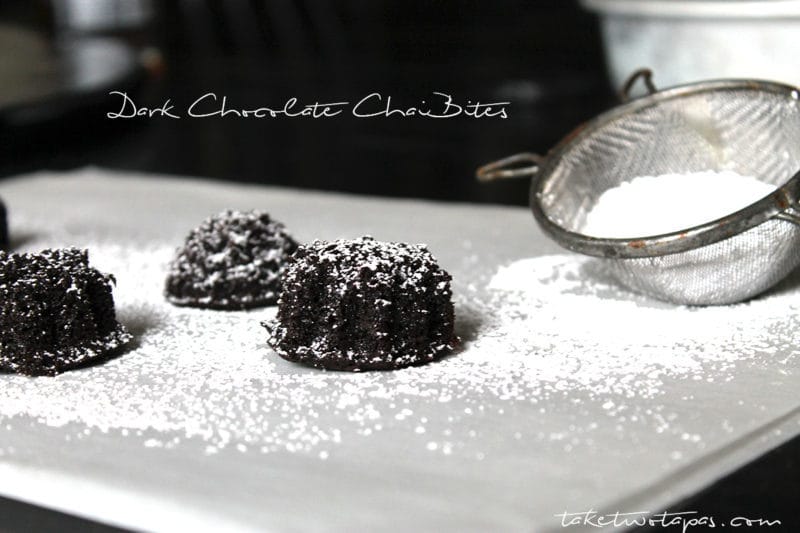 Dark Chocolate Chai Bites