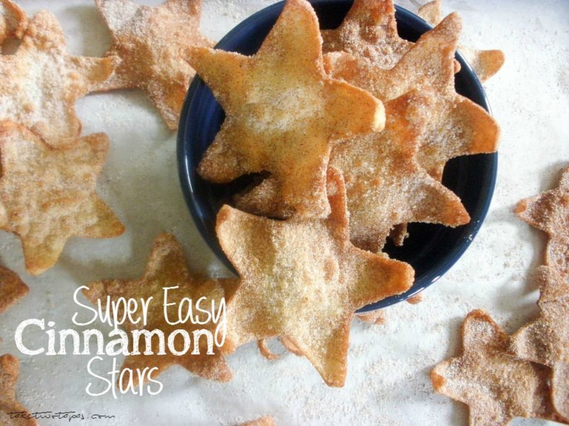 Super Easy Cinnamon Stars | taketwotapas.com
