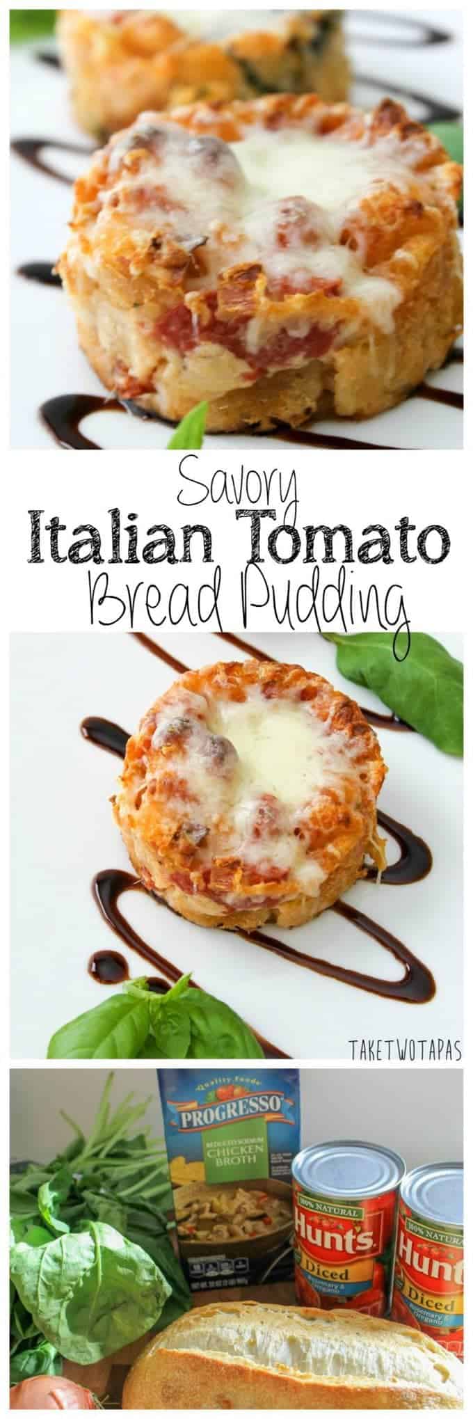 Savory Italian Tomato Bread Pudding | Take Two Tapas