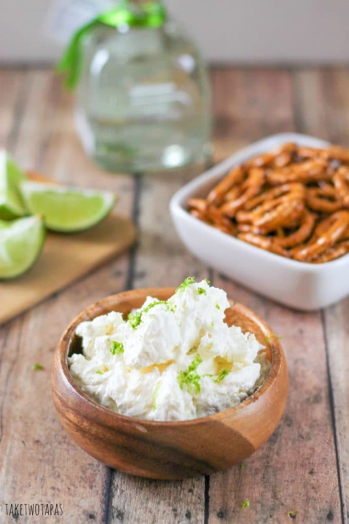 Margarita Dip with Pretzels Recipes | Take Two Tapas | #Margarita #MargaritaDip #Pretzels #Cocktails