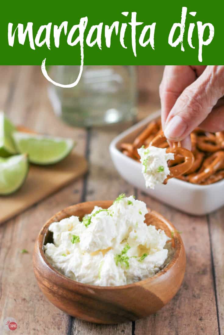 Margarita Dip with Salted Pretzels - A Favorite Mexican Cocktail