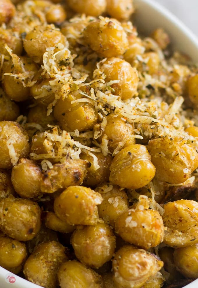 Pan Roasted Spicy Chickpeas Recipe with Ghost Pepper Salt | Take Two Tapas | #GhostPepper #Chickpeas #Roasted #Fried #HealthySnacks #Snacks #Spicy