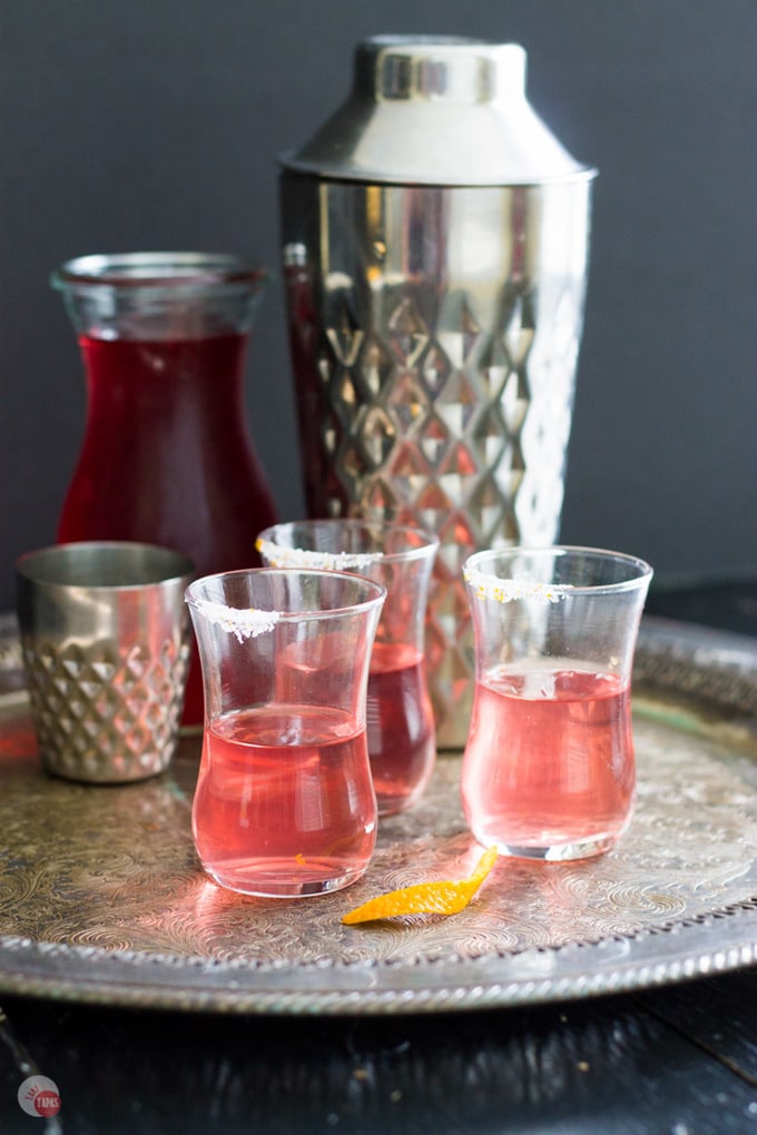 Cosmopolitan Shot Recipe | Take Two Tapas | #CosmoRecipe #CosmopolitanCocktail #CocktailShot #ShotRecipe #Cranberry #Vodka