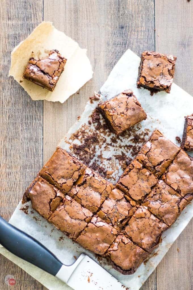 Bacon Salt Brownies for the win! | Take Two Tapas | #BaconSalt #Bacon #Brownies #BaconSaltBrownies #BrownieRecipes