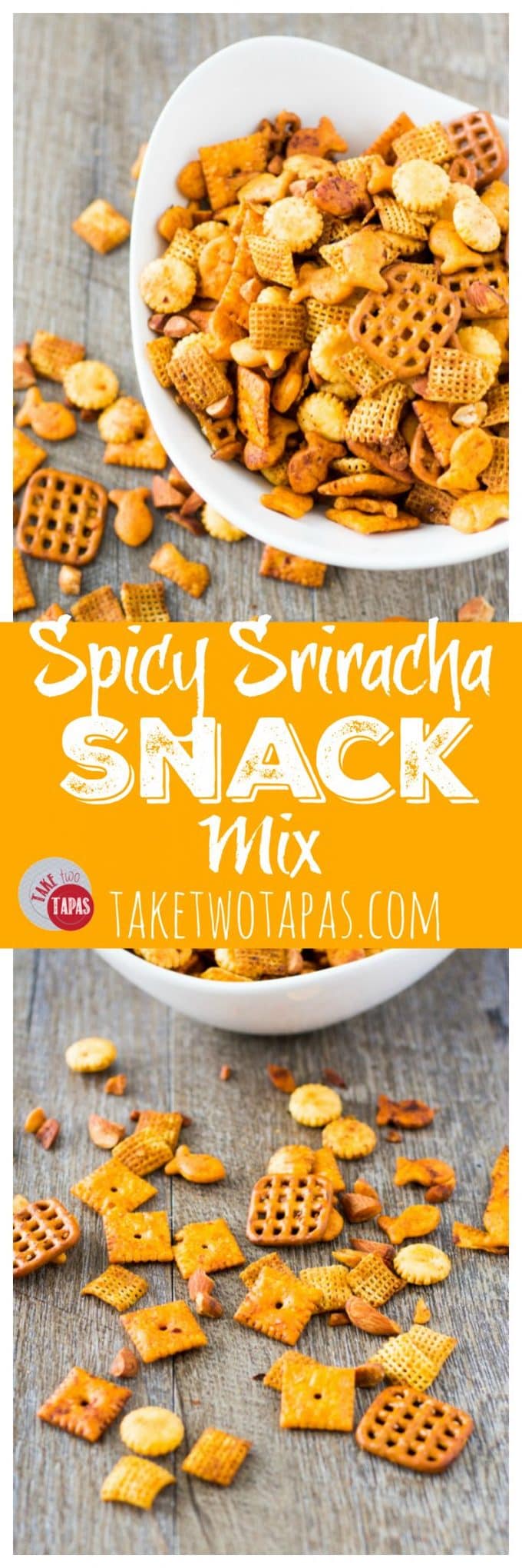 Sriracha Spicy Chex Mix For The Best Big Game Snack Ever!