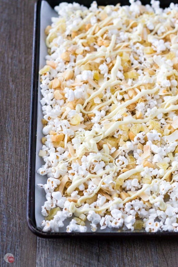 Sweet and Salty Tropical Hawaiian Popcorn Mix Recipe | Take Two Tapas | #Popcorn #Hawaiian #PopcornSnack #HealthySnacks #TrailMix #HealthyPopcornRecipe