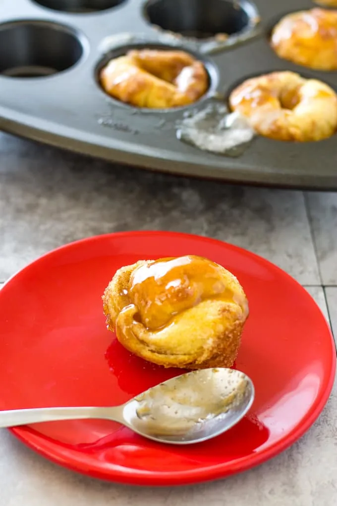 Mini Cinnamon Crescent Rolls - Sugar Apron