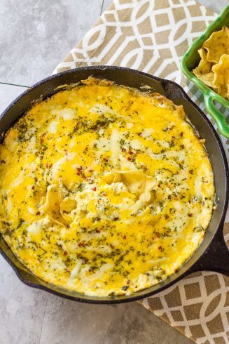 Poblano Popper Skillet Dip - Take Two Tapas