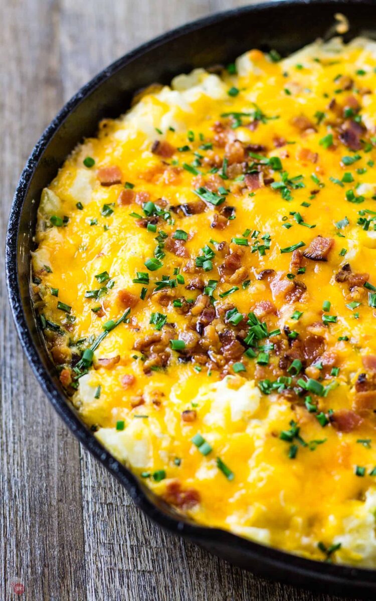 Loaded Potato Skin Dip (Skillet Recipe) Take Two Tapas