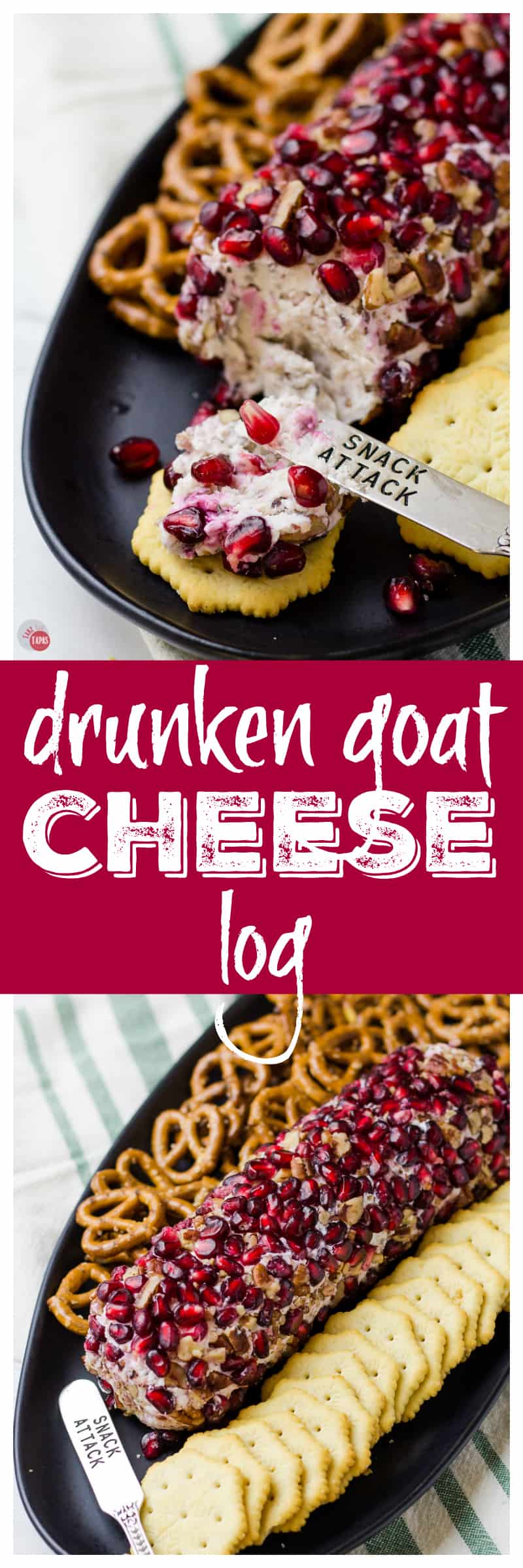 drunken-goat-cheese-log-with-pomegranates-and-pecans