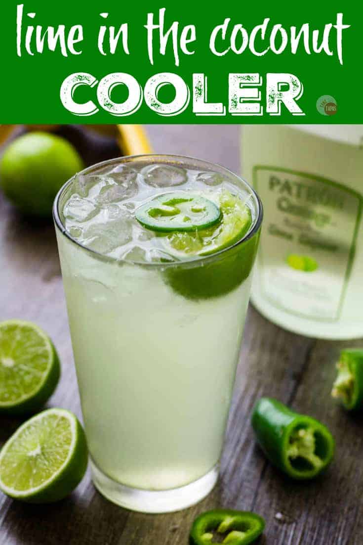 Lime Coconut Cooler - Spicy and Crisp - Lime in the Coconut Cocktail