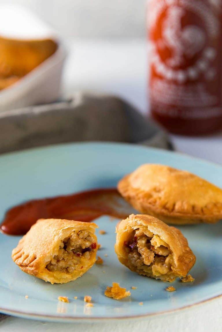 Spicy Sausage Empanadas | Take Two Tapas | #TheFlavorBender #Empanadas #Tapas #Spicy #Sausage