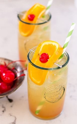 Classic Amaretto Sour With Sparkling Water - Take Two Tapas