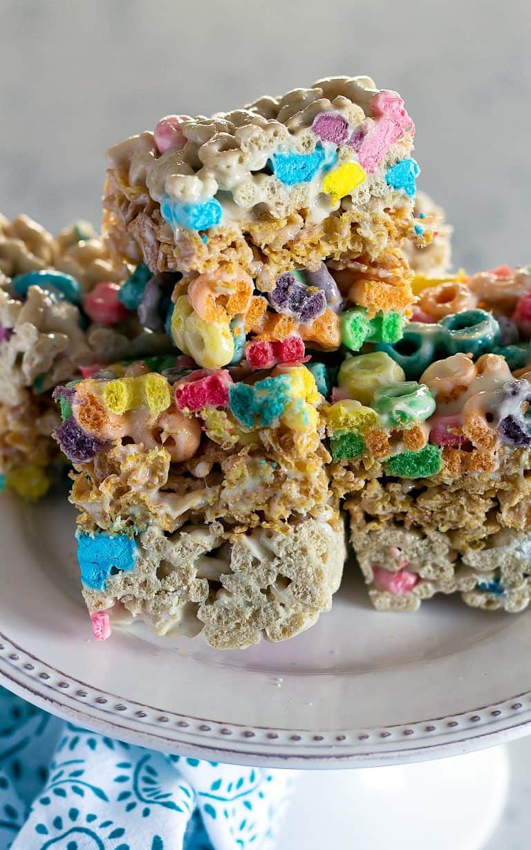 Layered Cereal Treat Bars - Take Two Tapas