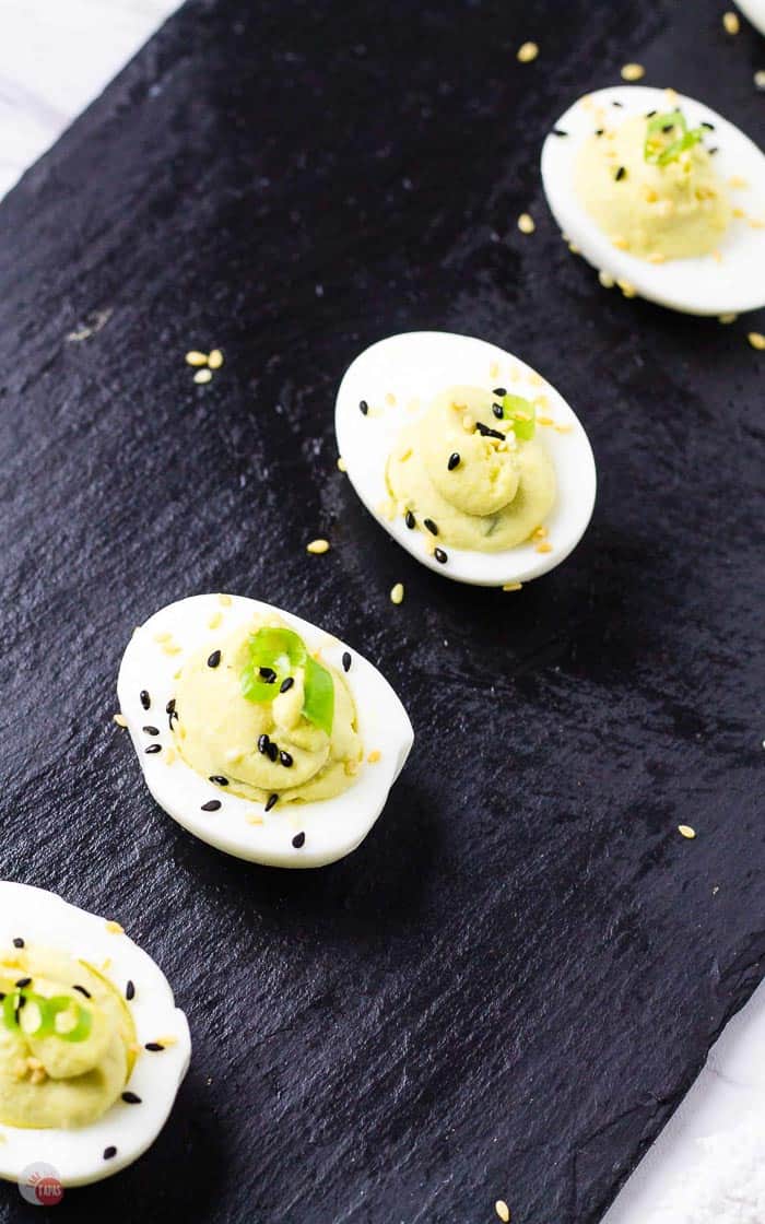 Ginger Wasabi Deviled Eggs Asian Inspired Deviled Eggs