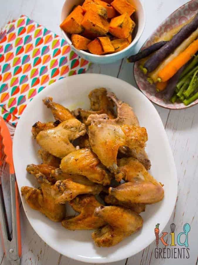 lemon and oregano baked chicken wings