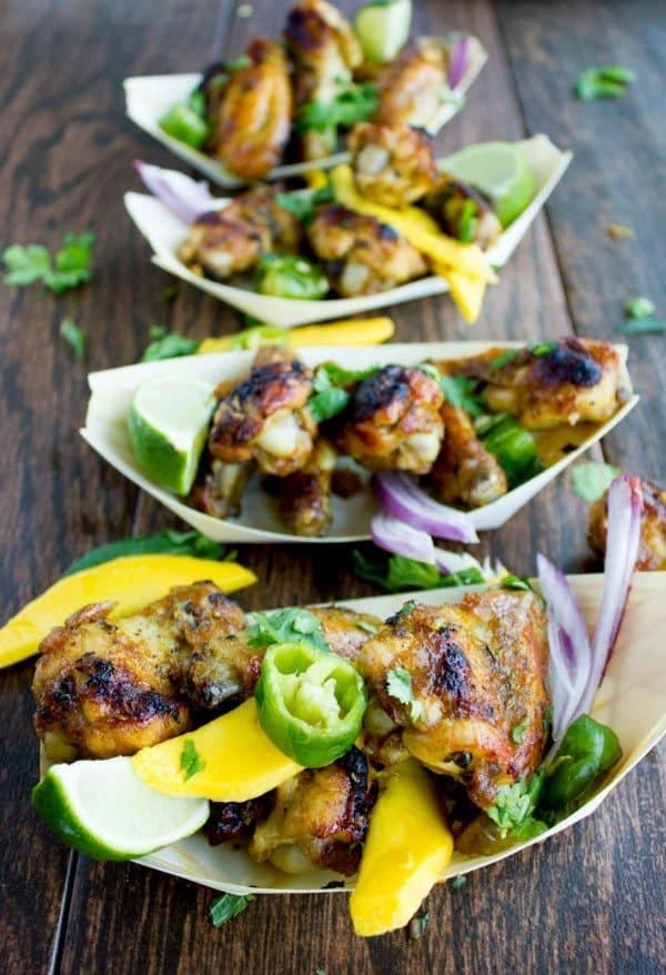 spicy mango chicken wings