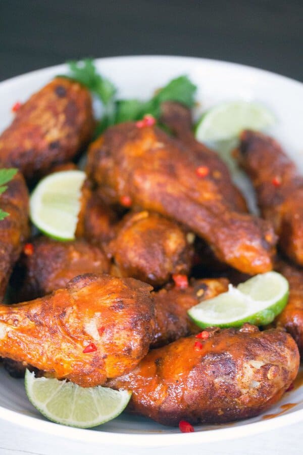 spicy thai chicken wings