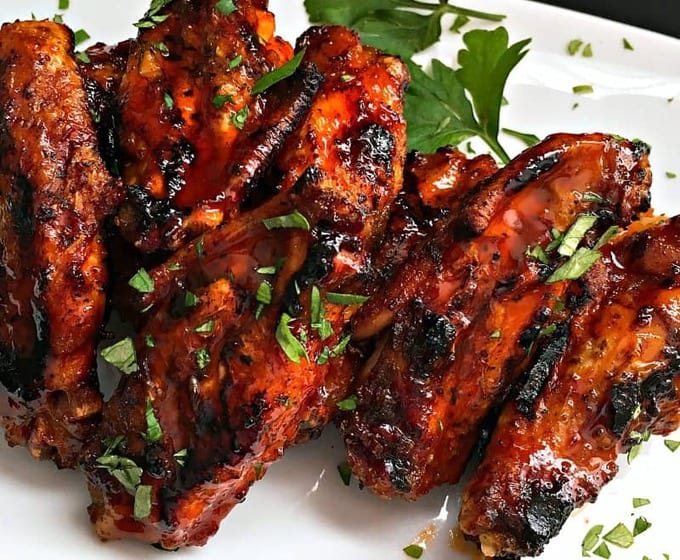 grilled spicy chicken wings