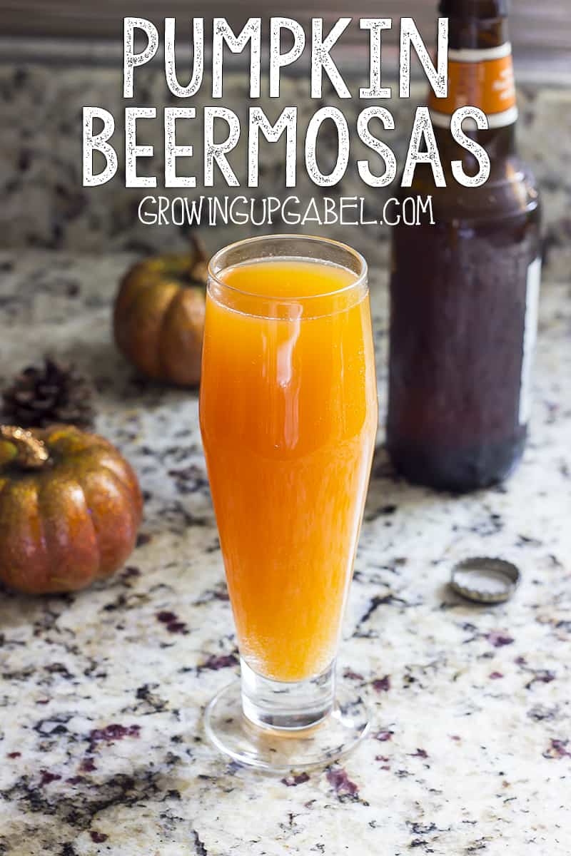 Pumpkin Beermosa cocktail