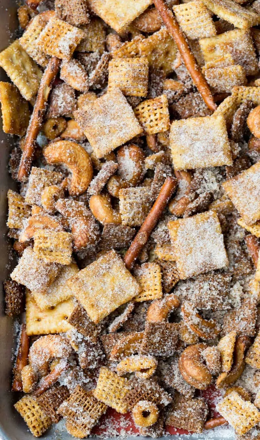 Cinnamon Sugar Sweet and Salty Chex Mix