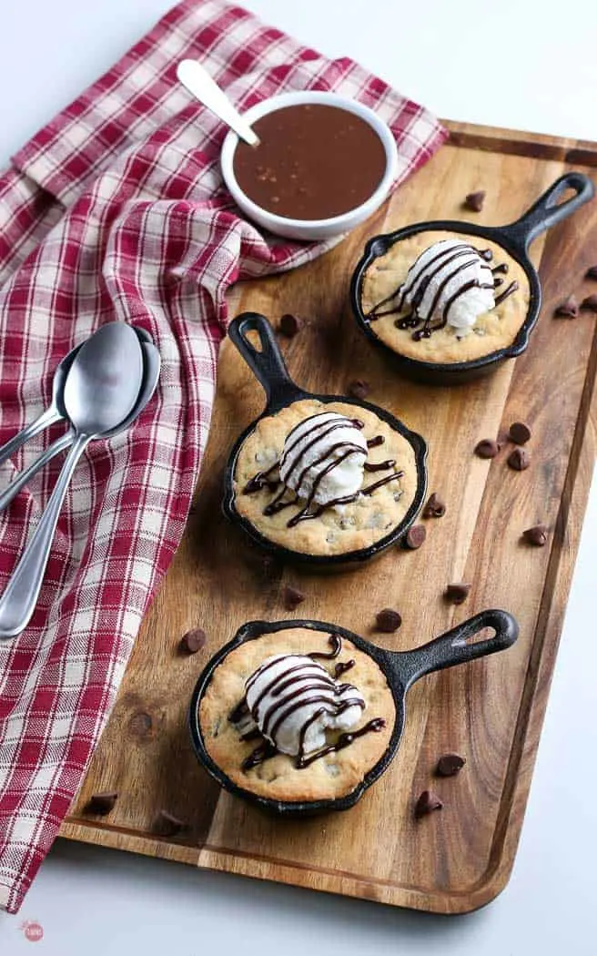 Pizookie - Best Chocolate Chip Skillet Cookie - Noshing With the Nolands