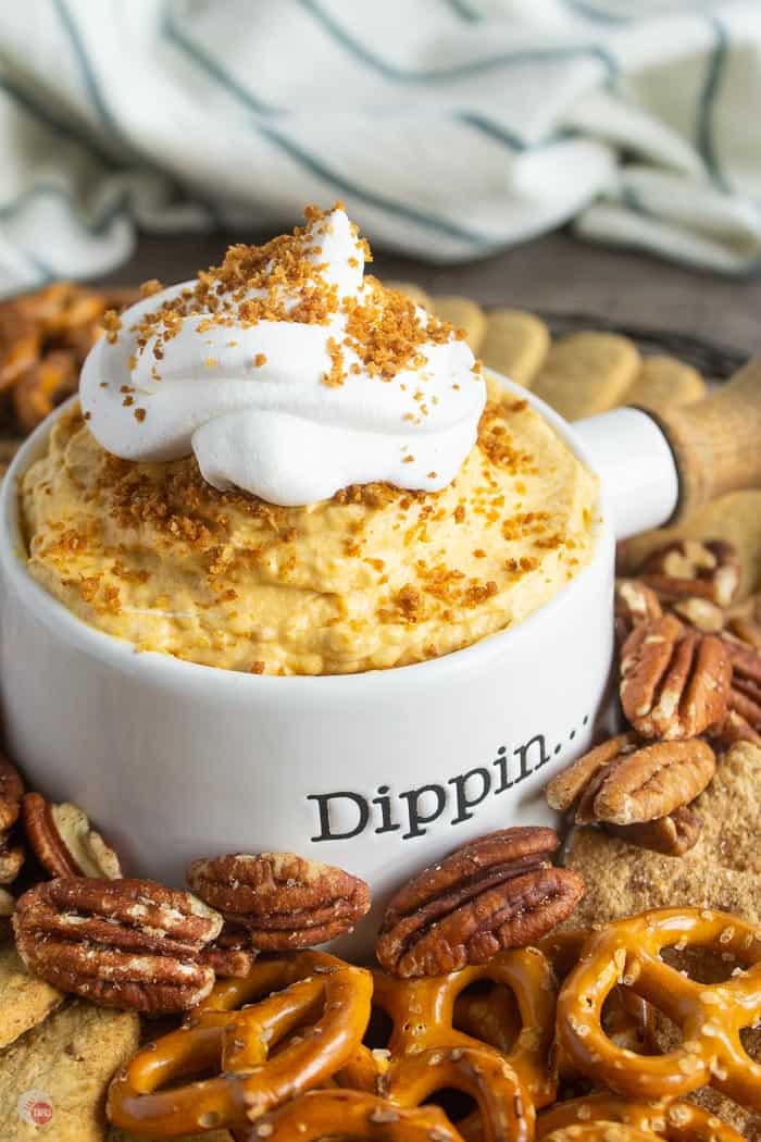 Fluffy Pumpkin Dip No Bake 5 Minutes Take Two Tapas