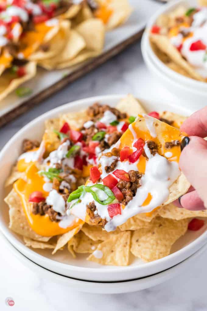 Nachos Supreme {Taco Bell Copy Cat} ~ Take Two Tapas