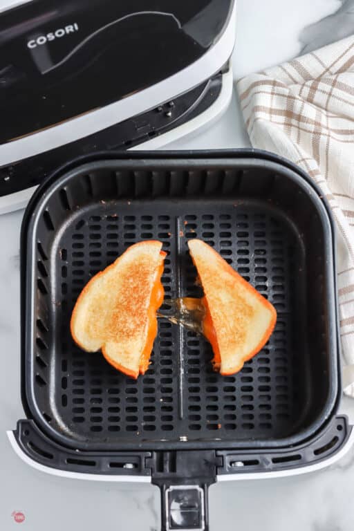 Easy Air Fryer Grilled Cheese (Crispy!)