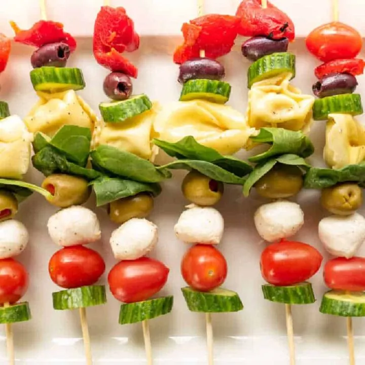 Easy Antipasto Skewers {Italian Kabobs} Take Two Tapas