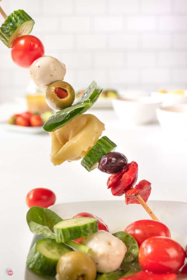 Easy Antipasto Skewers - Take Two Tapas