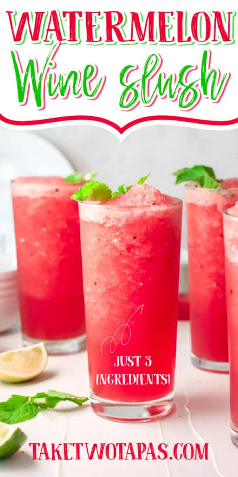 Watermelon Wine Slushies