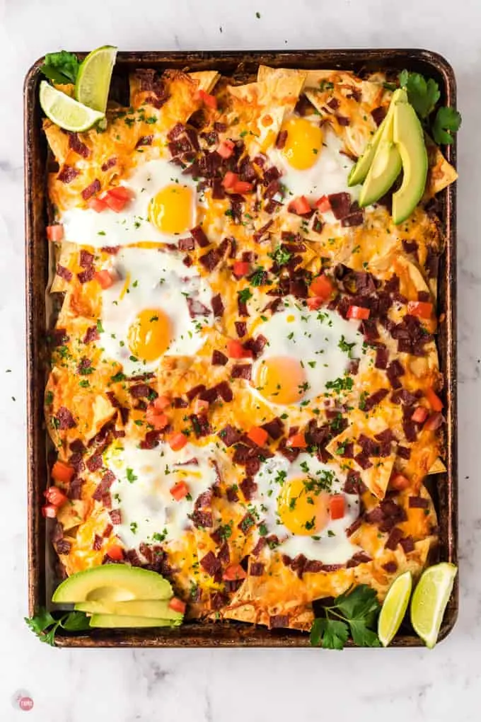 Breakfast for Dinner Nachos