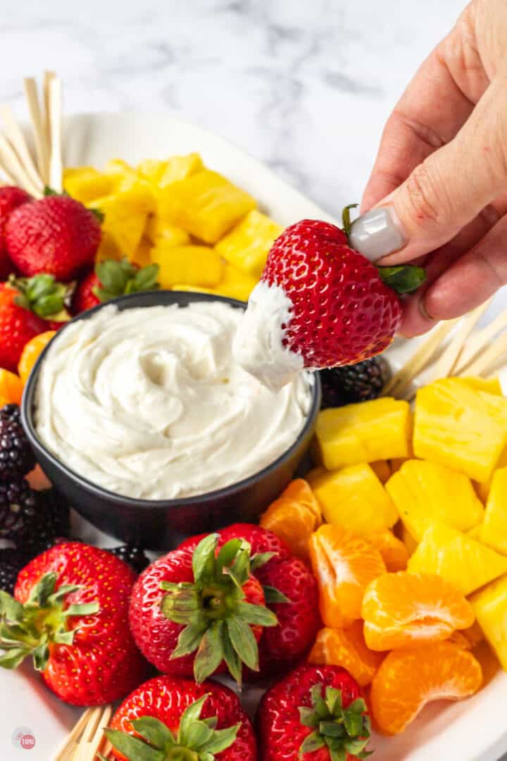 2 Ingredient Fruit Dip - Take Two Tapas