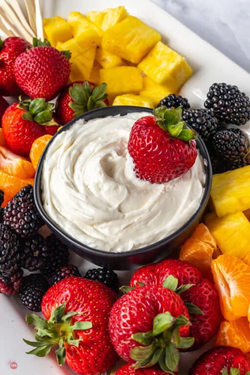 2 Ingredient Fruit Dip - Take Two Tapas