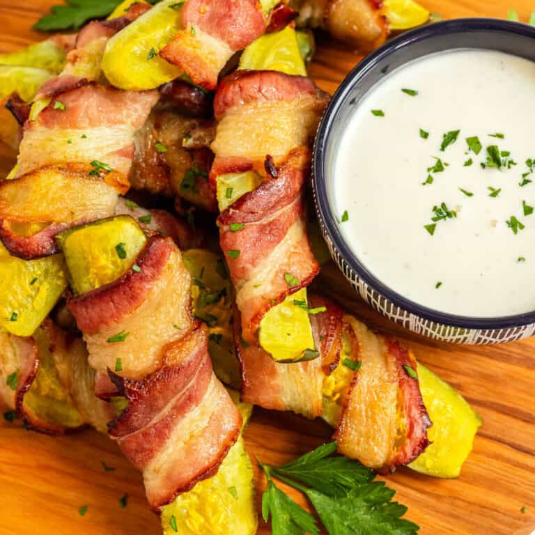 bacon wrapped pickles