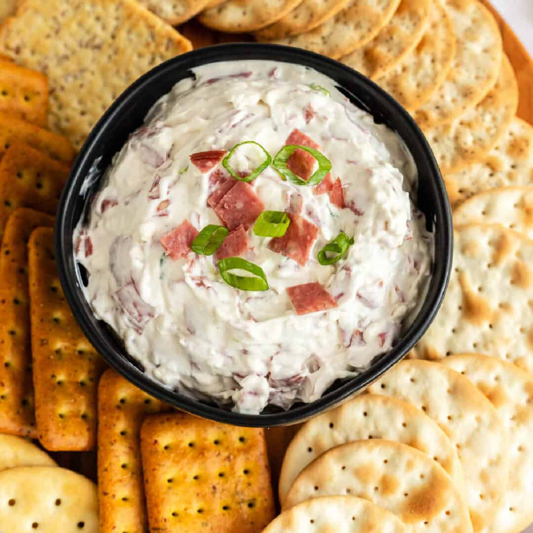 CHIPPED BEEF DIP {Dried Beef And Onion Spread} ~ Take Two Tapas