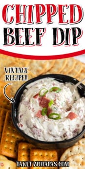 Chipped Beef Dip (Easy Dried Beef Dip) Take Two Tapas