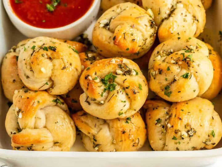 Pizza Dough Garlic Knots (Super Easy) Take Two Tapas