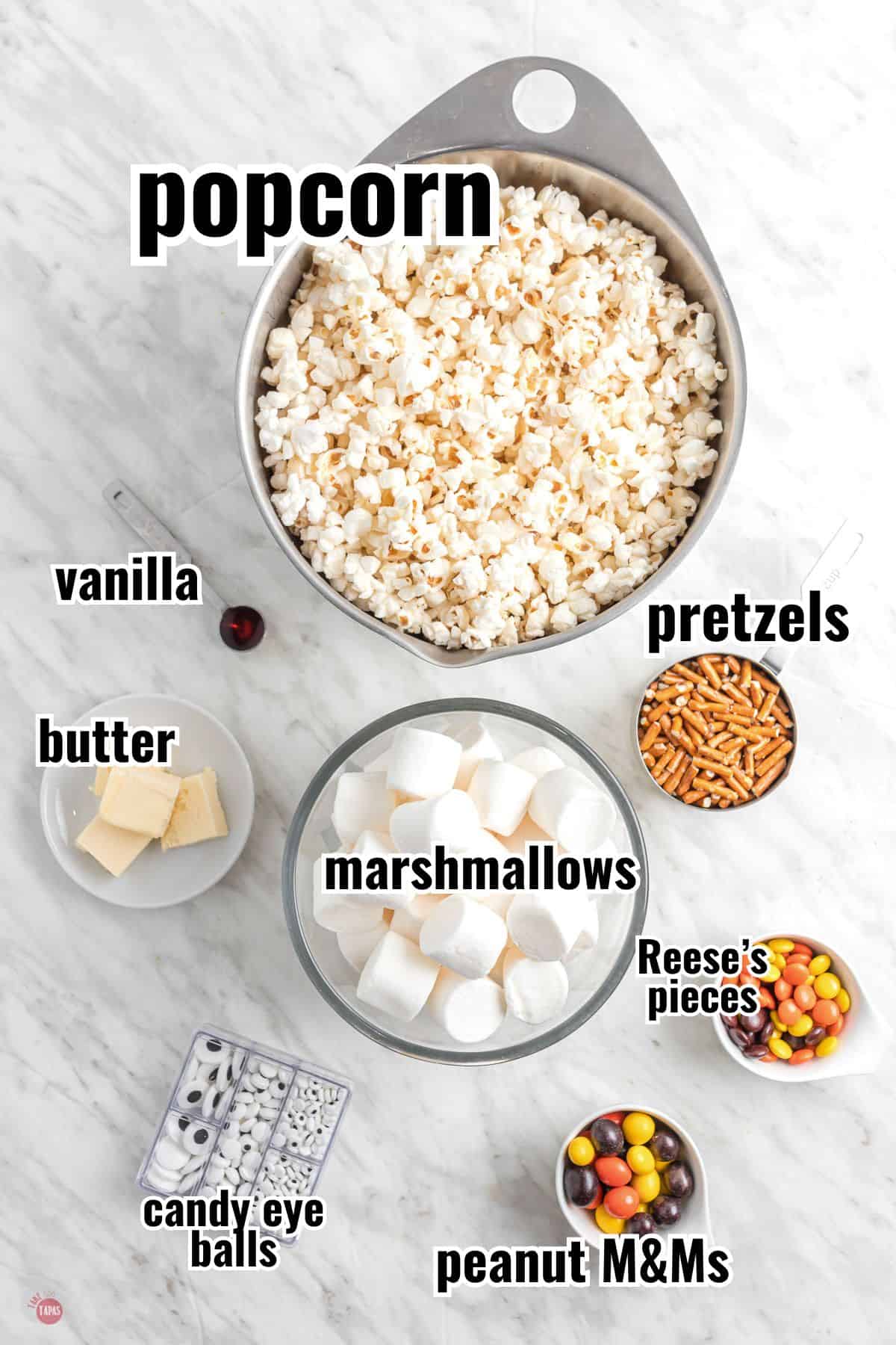 ingredients for popcorn balls for halloween