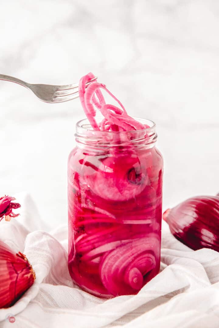 BEST Pickled Red Onions - Take Two Tapas