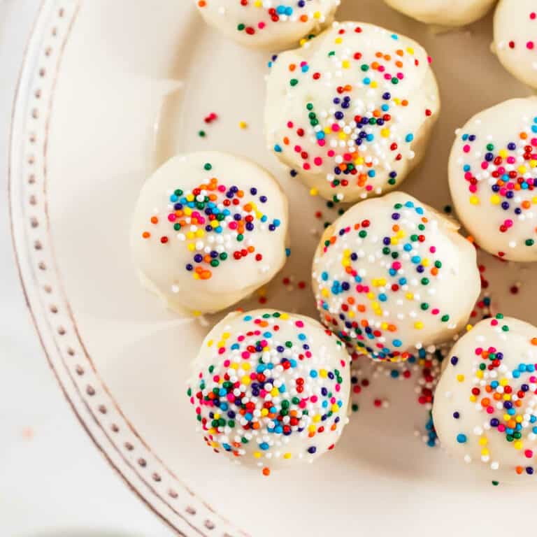 tray of truffles