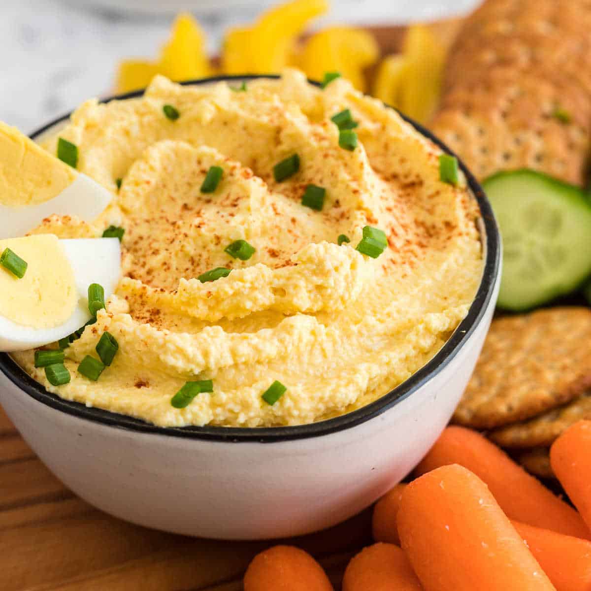 deviled egg dip featured image