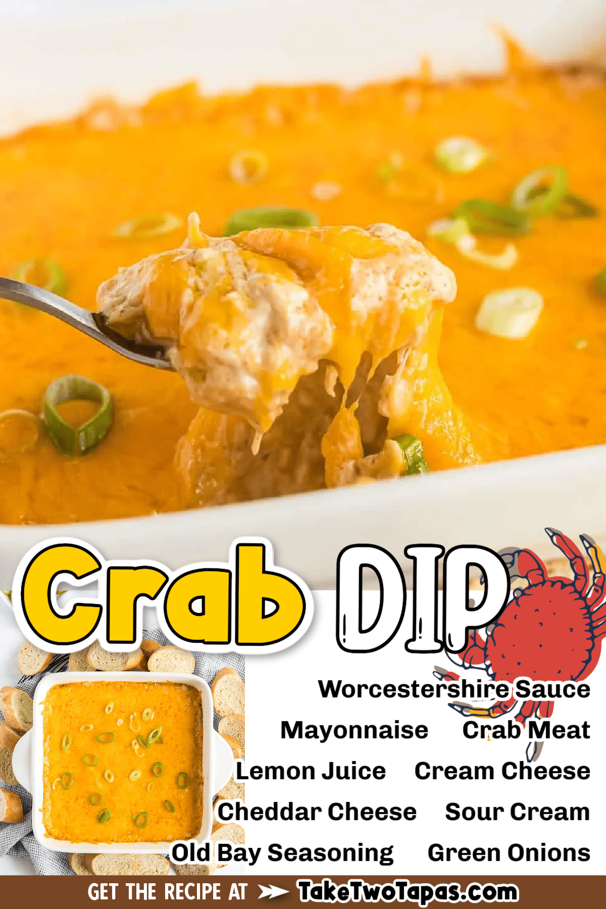 Hot Crab Dip (Easy & Cheesy) Take Two Tapas