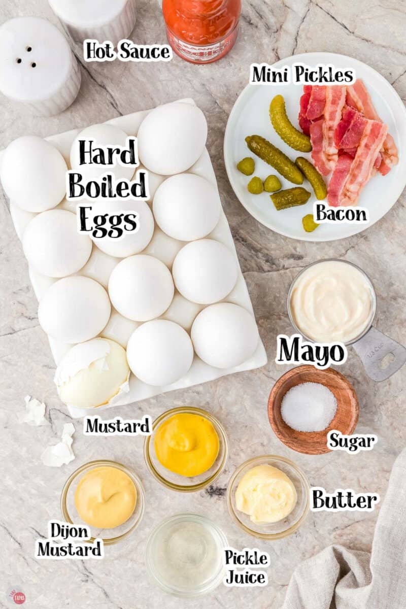 Million Dollar Deviled Eggs - Take Two Tapas