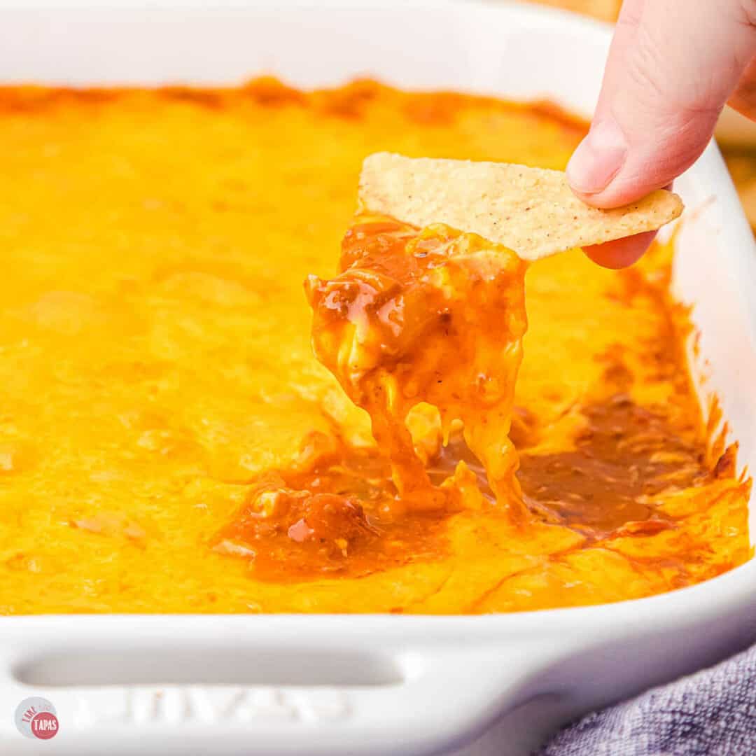 Easy Chili Cheese Dip - Take Two Tapas