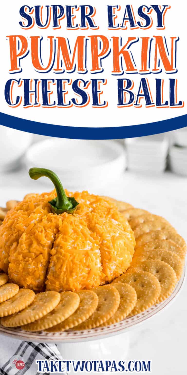 Easy Pumpkin Cheese Ball - Take Two Tapas