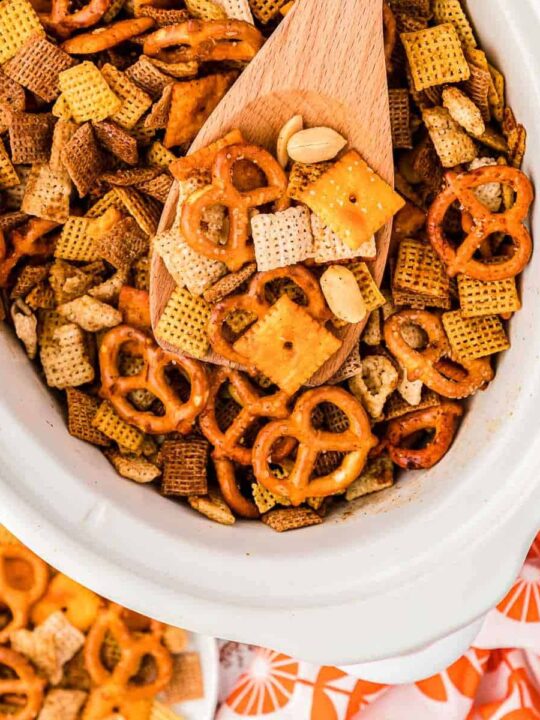 Slow Cooker Chex Mix - Gimme Some Oven