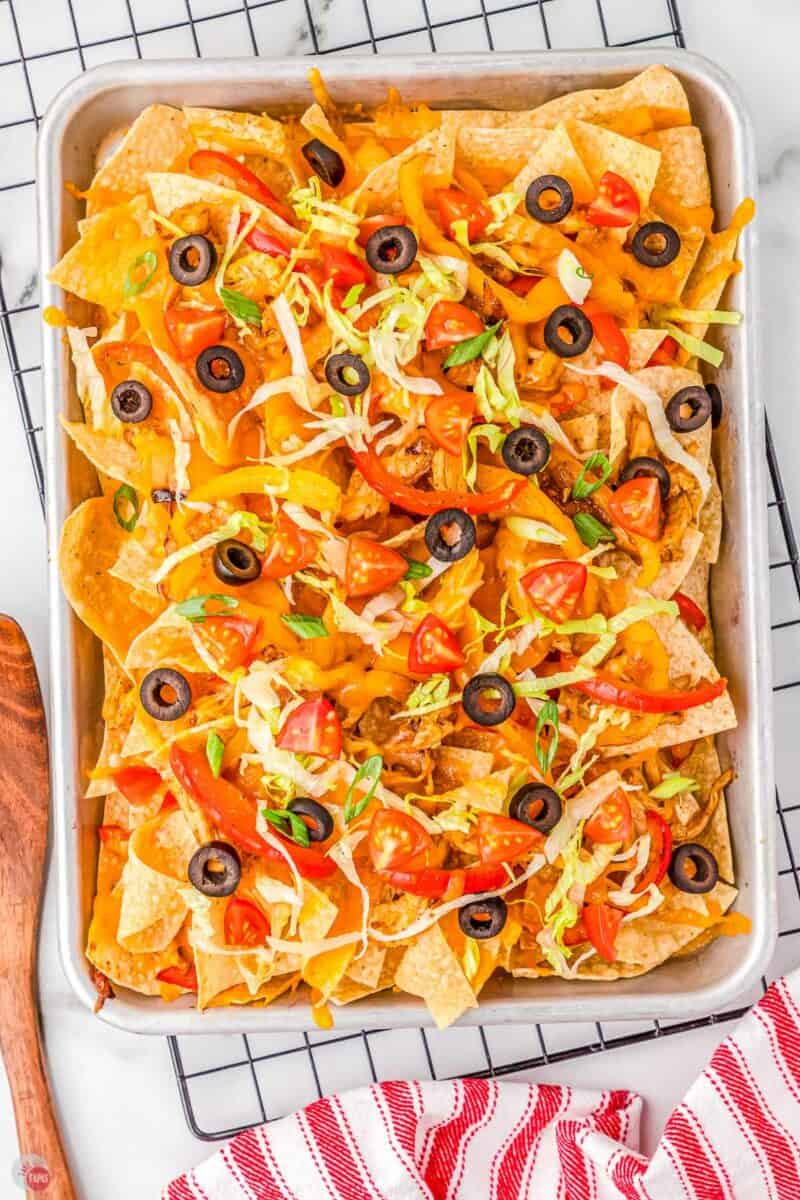 Easy Fajita Nachos - Take Two Tapas